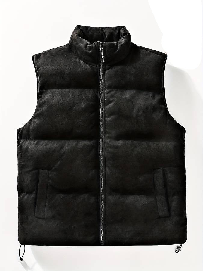 Hyggelig bodywarmer-vest med lynlås - Sinclair