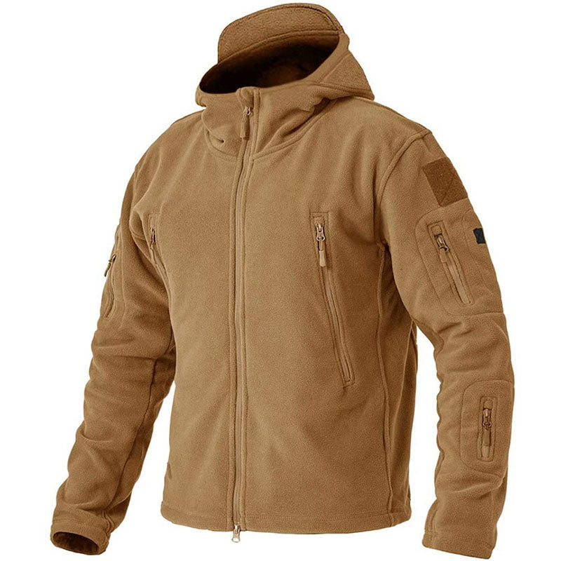 Winddichte outdoor herren fleecejacke