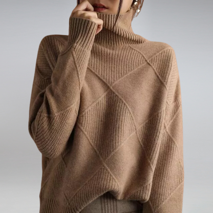 Asta | Cashmere Rullekrave-sweater