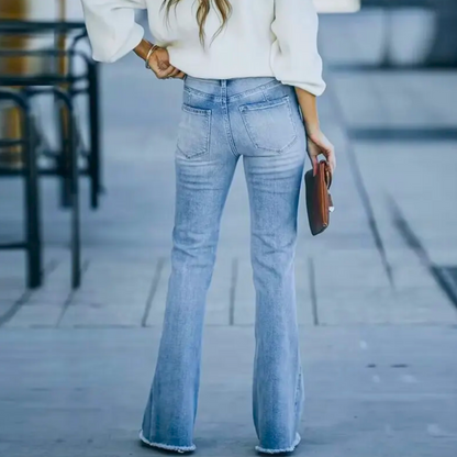 Ivy™ | Strækbare Boho Jeans