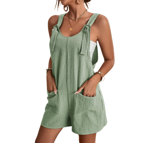 Boho-sommer playsuits ærmeløse rompere