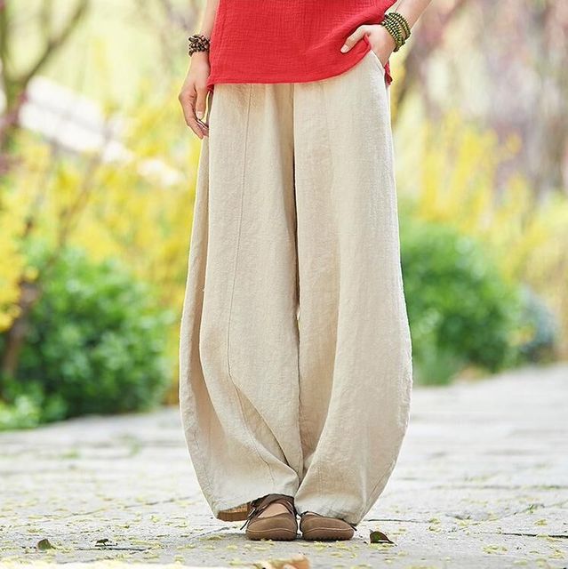 Kvinder bomuld linned Bloomers