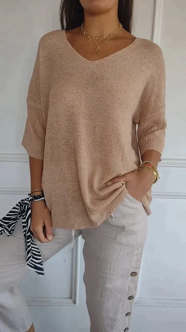 Allegra | Chic V-udskæring Sweater