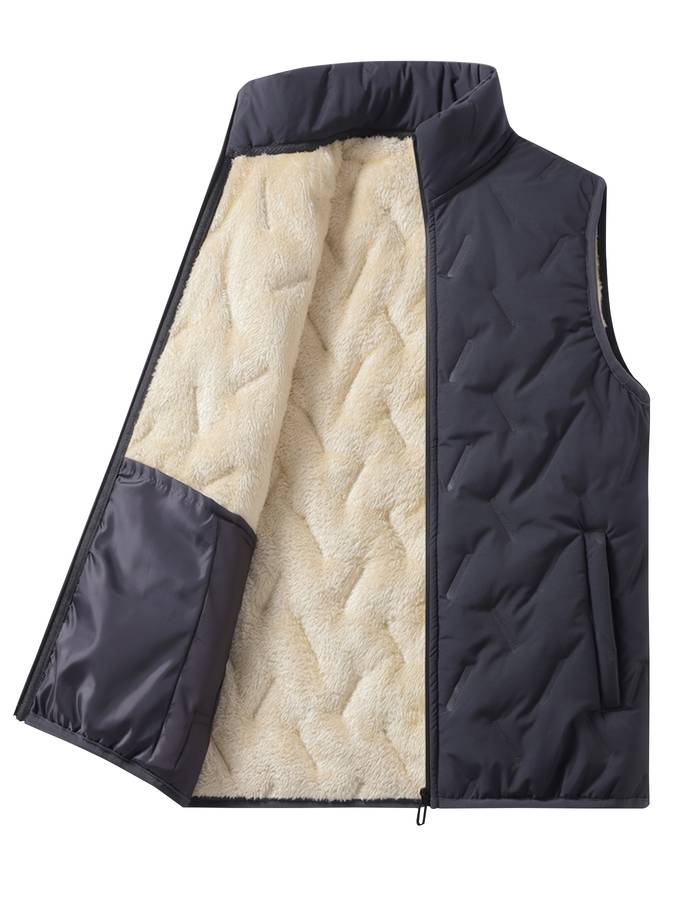 Mønstret Bodywarmer Vest - Sheldon