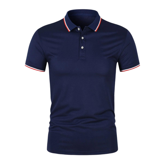 Poloshirt i mesh