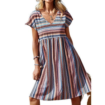 Lauren-Casual Striped Dress