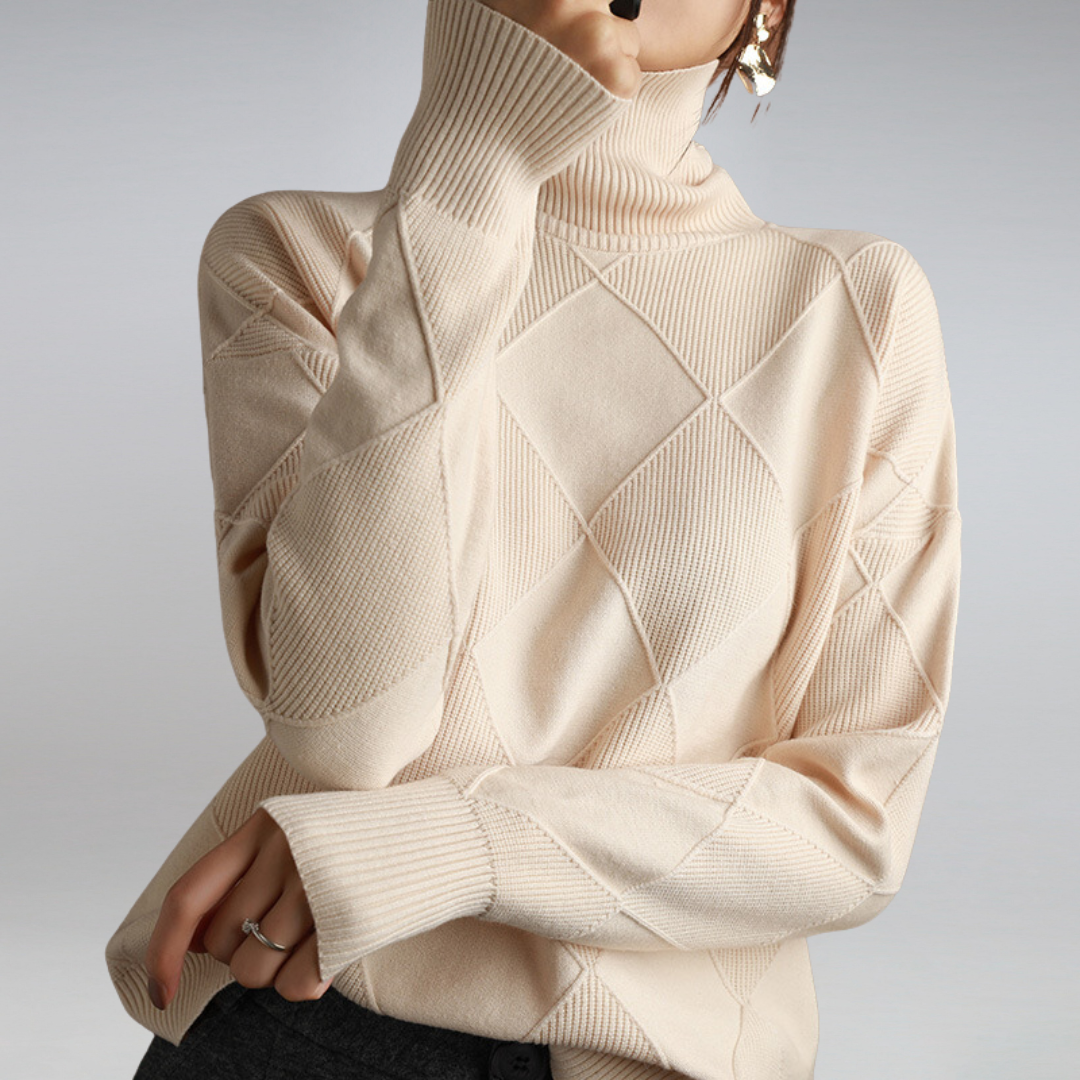 Asta | Cashmere Rullekrave-sweater