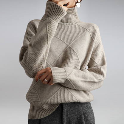 Asta | Cashmere Rullekrave-sweater