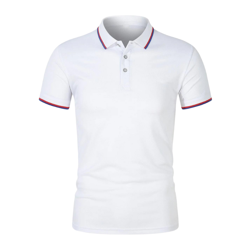 Poloshirt i mesh