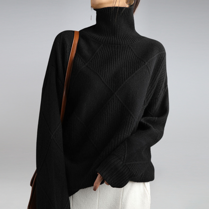 Asta | Cashmere Rullekrave-sweater