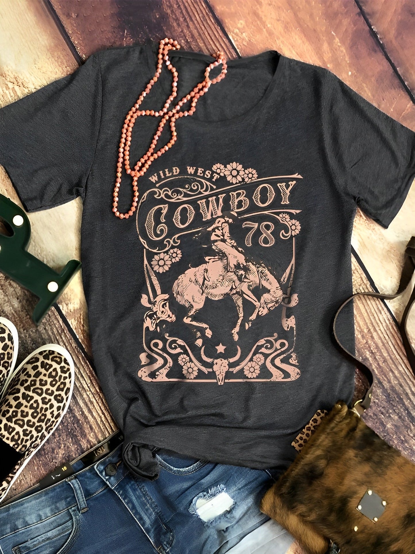 Wild West Cowboy T-shirts til kvinder