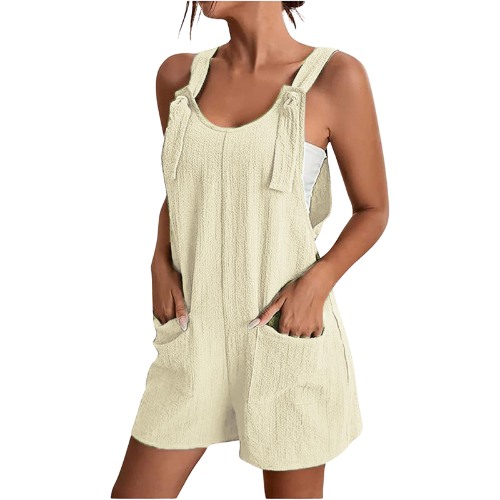 Boho-sommer playsuits ærmeløse rompere