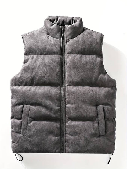 Hyggelig bodywarmer-vest med lynlås - Sinclair