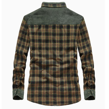 Plaid vinterjakke i flannel - Ruso