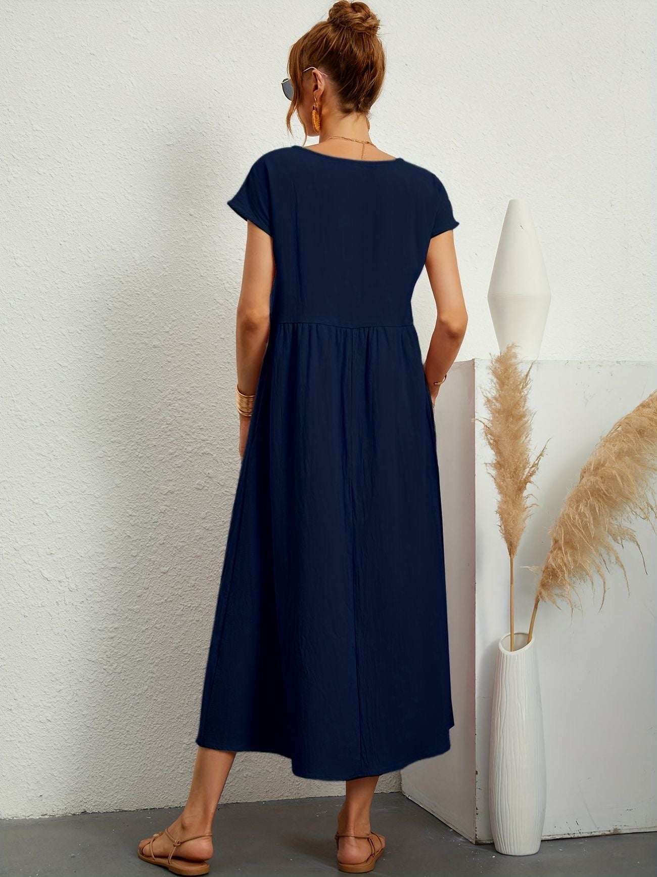 Lone® - O-Neck Casual Dress