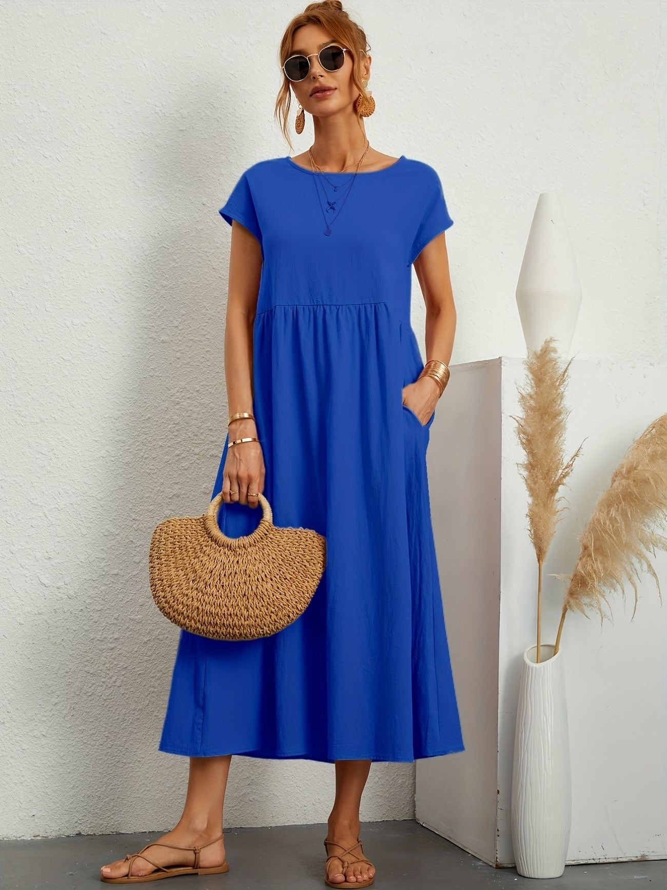 Lone® - O-Neck Casual Dress