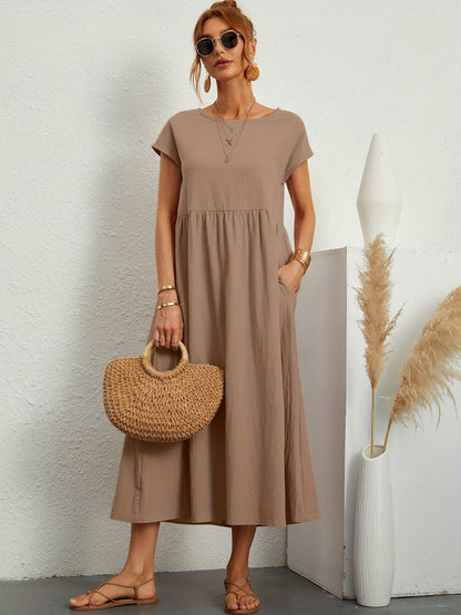 Lone® - O-Neck Casual Dress