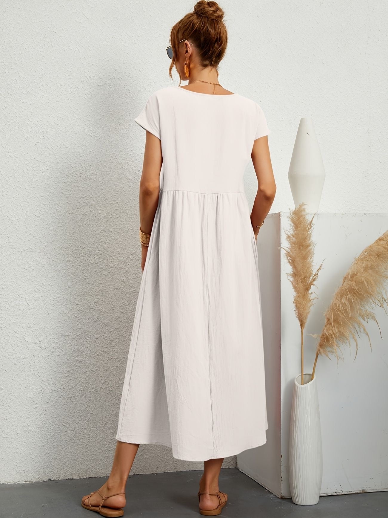 Lone® - O-Neck Casual Dress