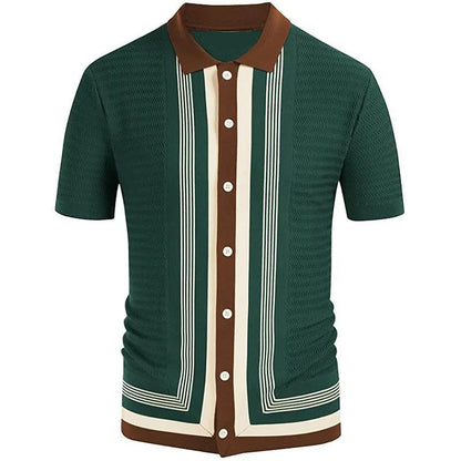 Gustavo-Jacquard Polo Shirt