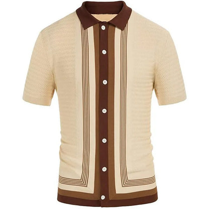 Gustavo-Jacquard Polo Shirt