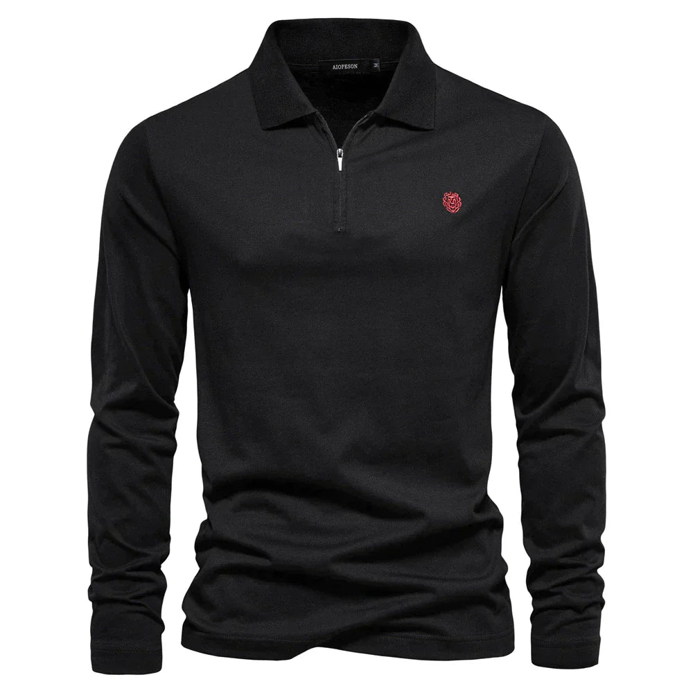 Poloshirt med emblem