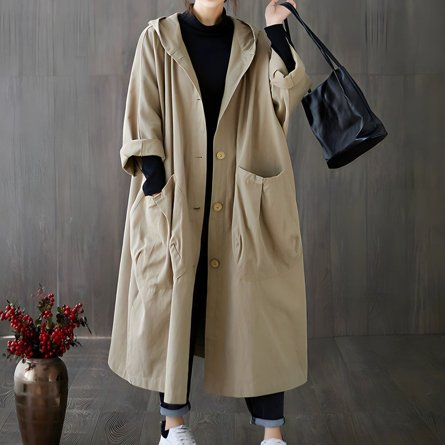 Komfortabel stilfuld trenchcoat