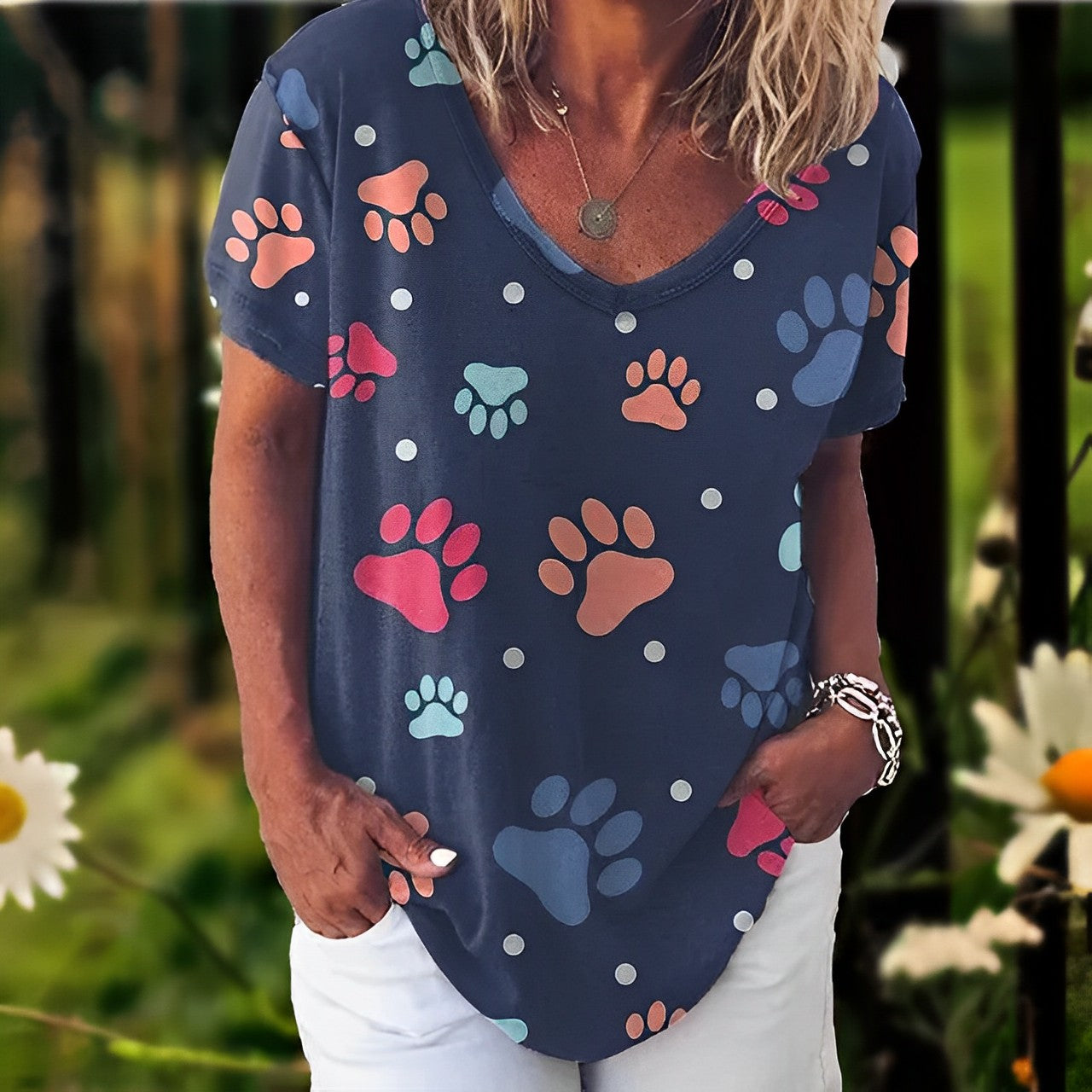 Colorpaw - Behagelig og sød Paws T-Shirt