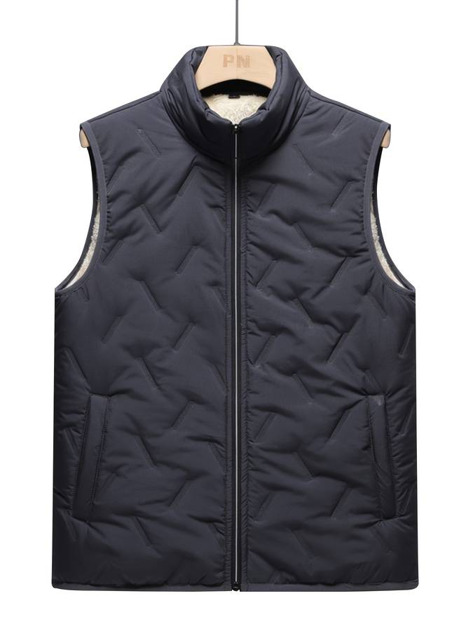 Mønstret Bodywarmer Vest - Sheldon