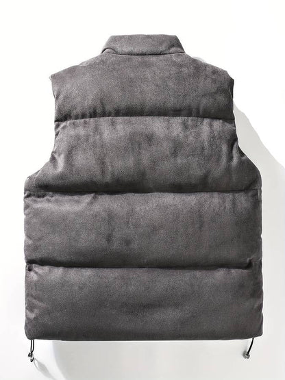 Hyggelig bodywarmer-vest med lynlås - Sinclair