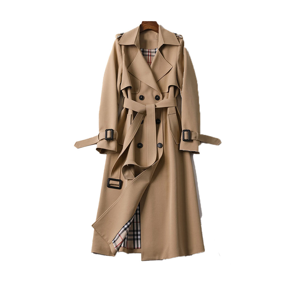 Noa - Trenchcoat til damer med dobbelt knapstolpe