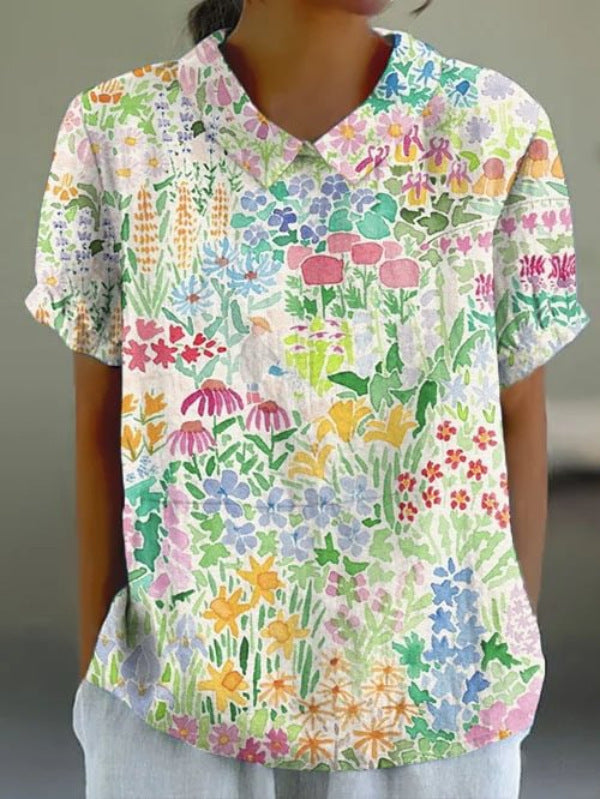 Dana™ | Pastoral blomstret bluse